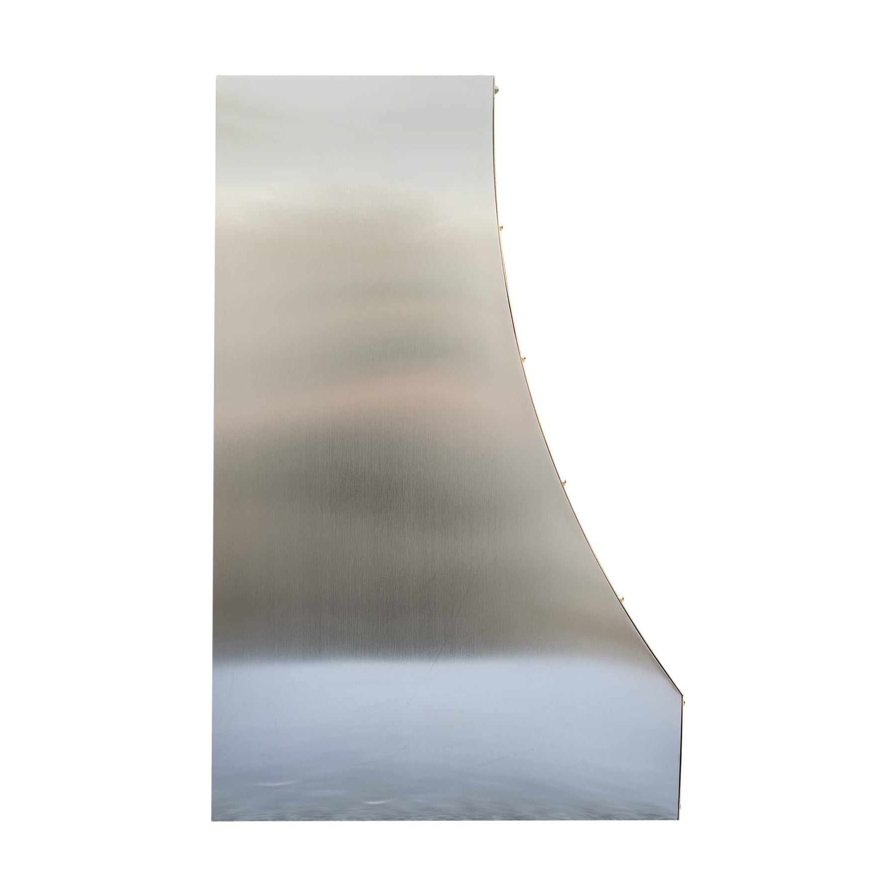 Fobest Stainless Steel Custom Range Hood with Gold Accent FSS-22