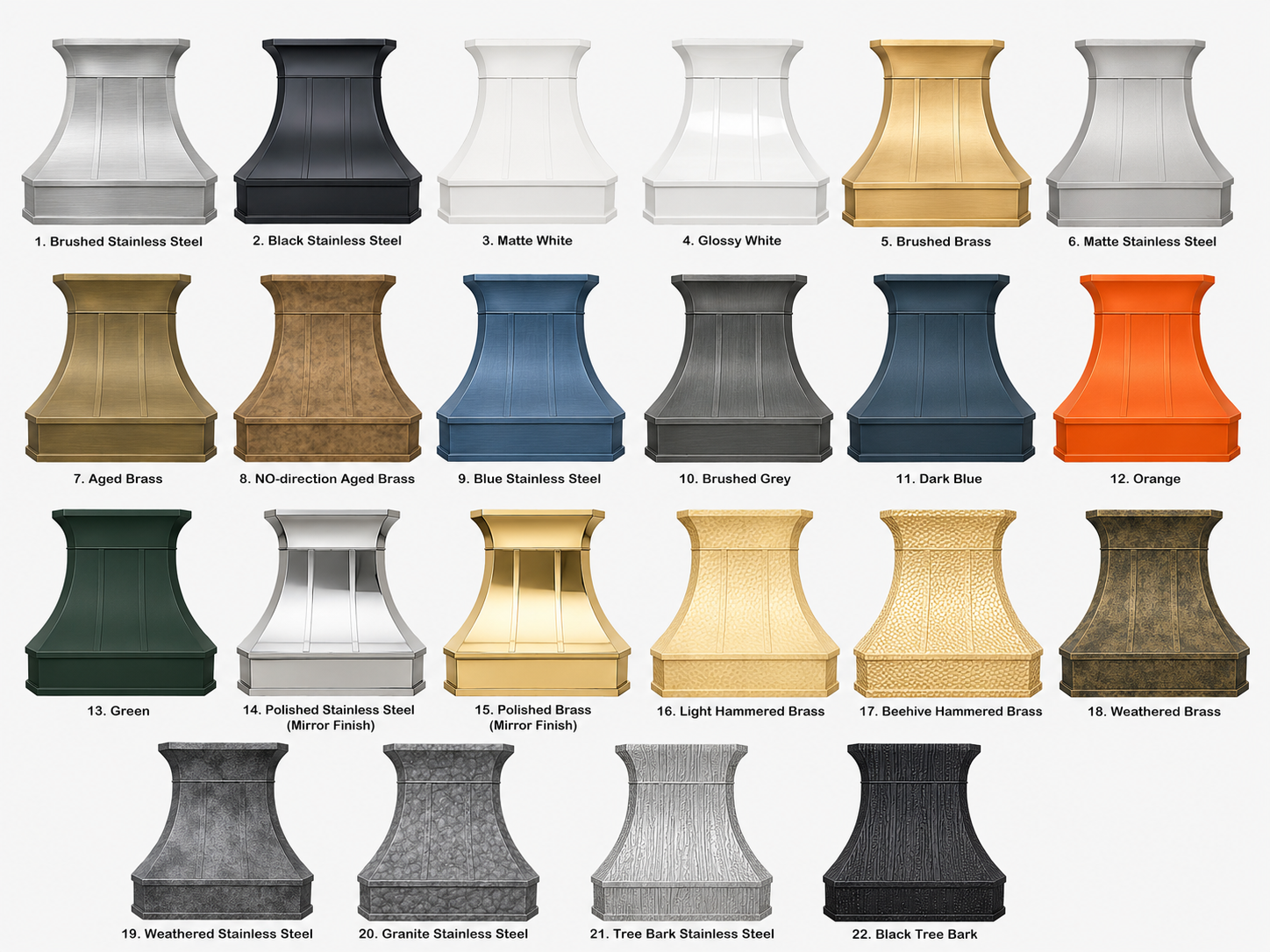 Fobest Stainless Steel Custom Range Hood with Straps FSS-342