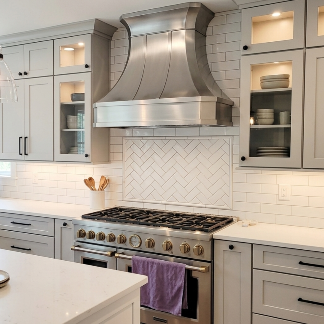 Fobest Stainless Steel Custom Range Hood with Straps FSS-342