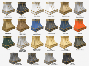 Fobest Stainless Steel Hood with Mirror Straps FSS-316