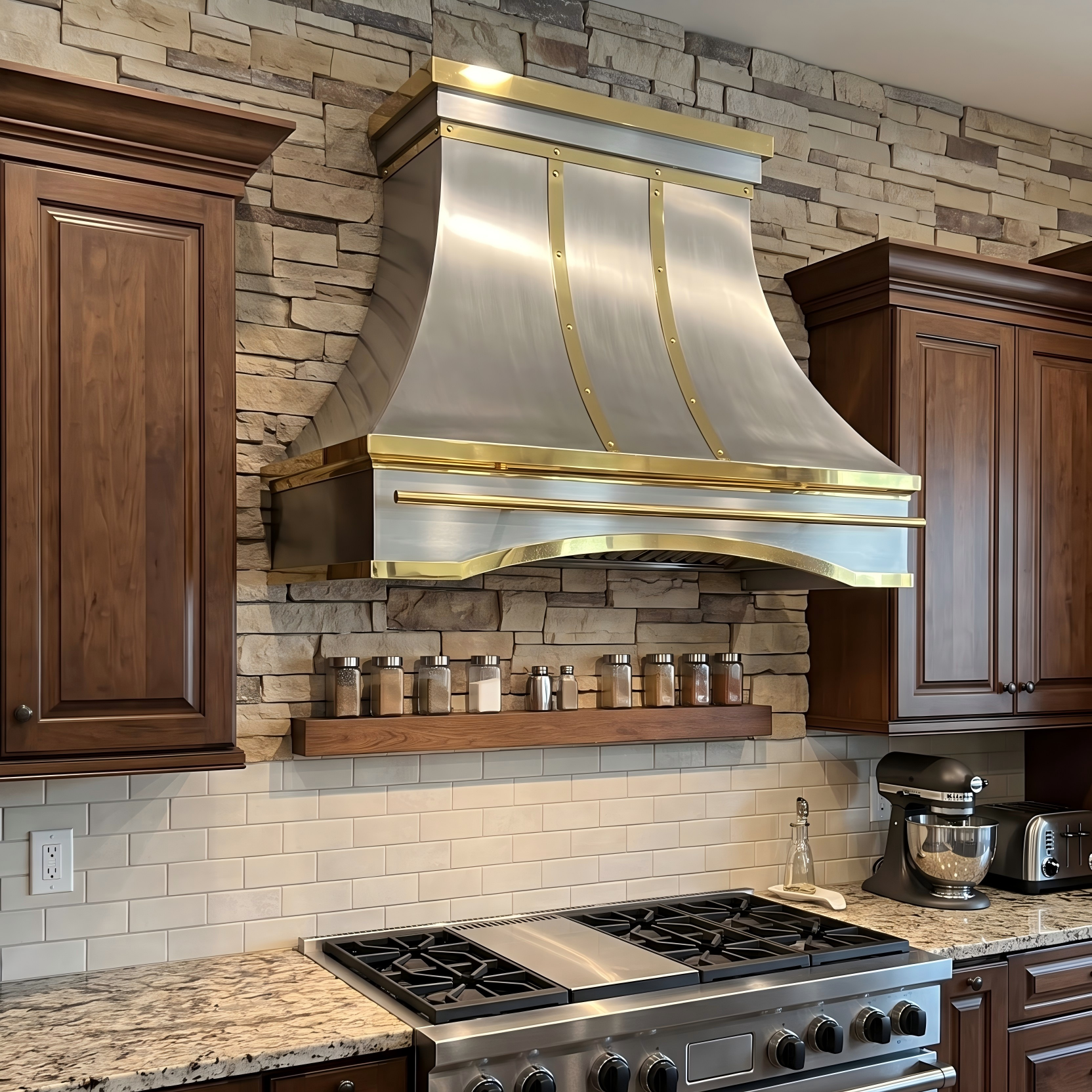 Fobest Stainless Steel Hood with Mirror Straps FSS-316