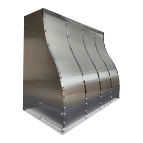 Fobest Stainless Steel Kitchen Hood with Polished Straps FSS-484
