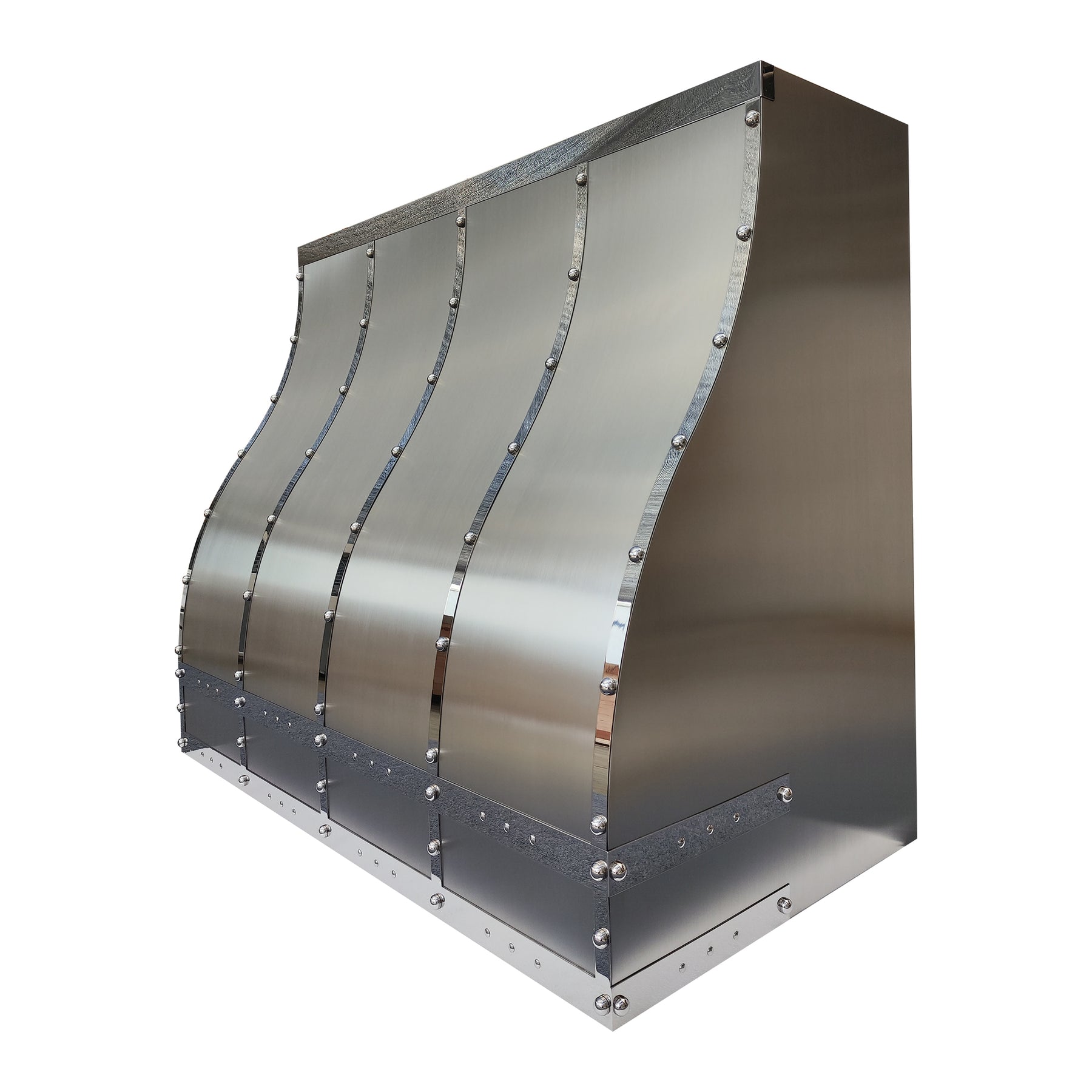 Fobest Stainless Steel Kitchen Hood with Polished Straps FSS-484