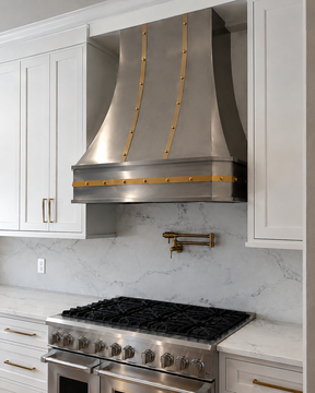 Fobest Stainless Steel Kitchen Range Hood with Brass Straps FSS-217
