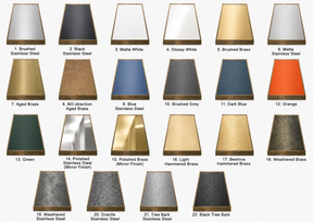Fobest Stainless Steel Range Hood with Aged Brass Trims FSS-266