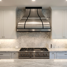 Fobest Stainless Steel Range Hood with Black Accent FSS-277