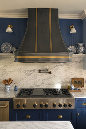 Fobest Stainless Steel Range Hood with Brass Bands FSS-260