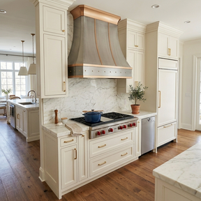 Fobest Stainless Steel Range Hood with Brass Crown FSS-295