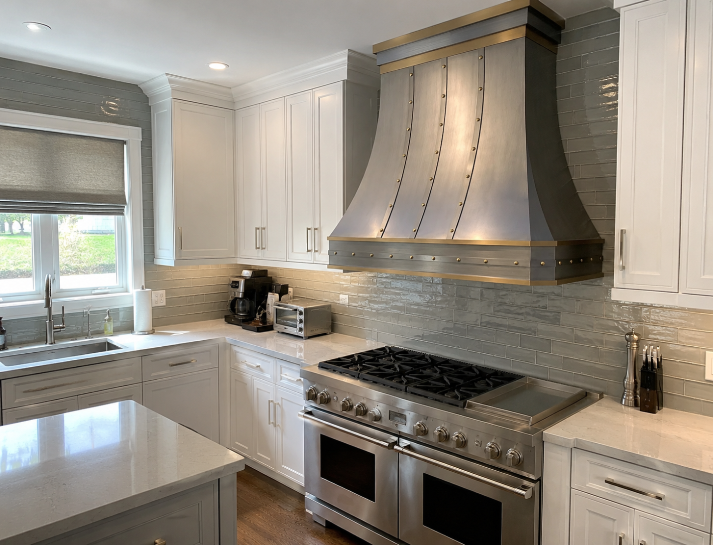 Fobest Stainless Steel Range Hood with Brass Straps FSS-318