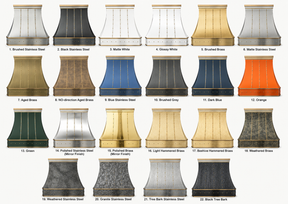 Fobest Stainless Steel Range Hood with Brass Straps FSS-318
