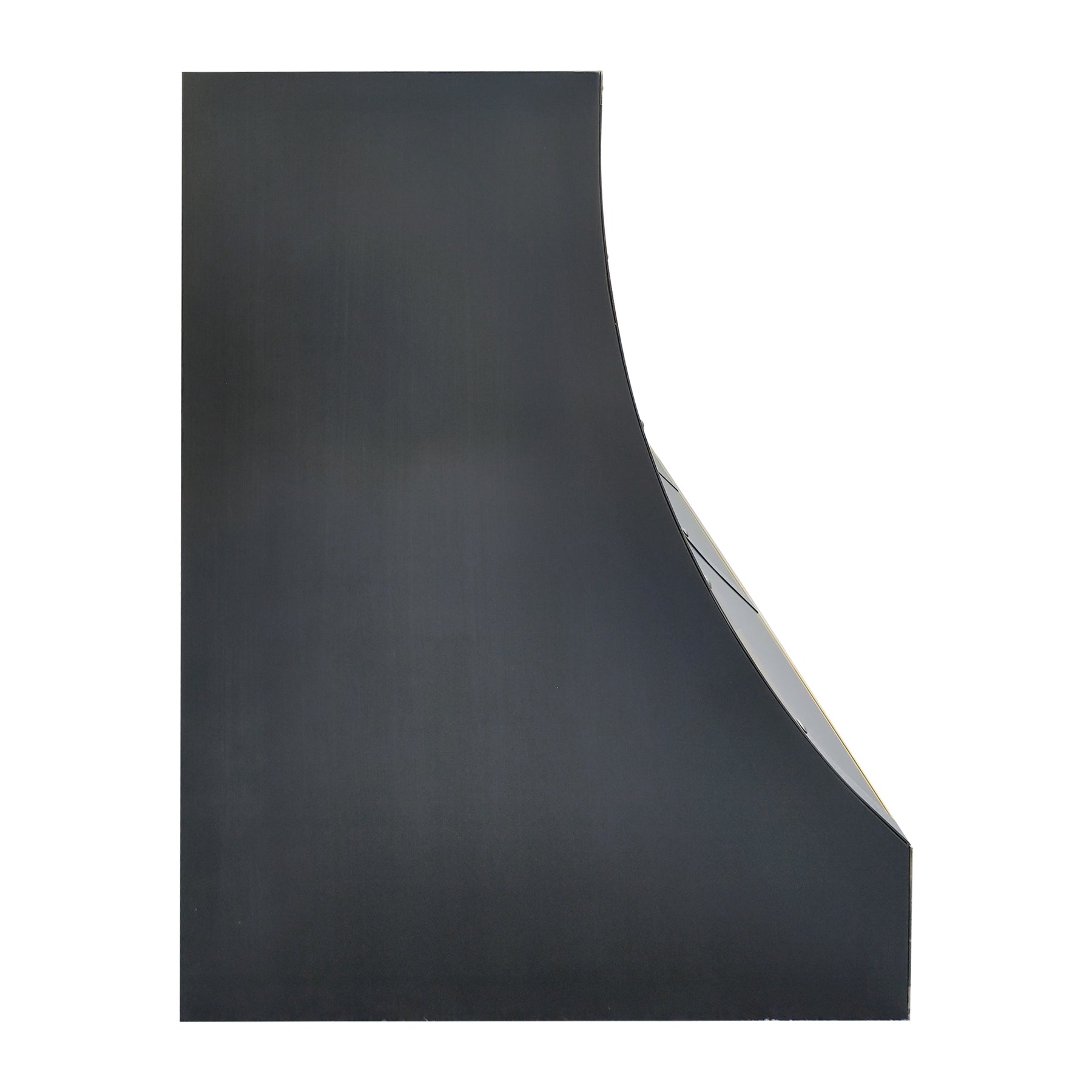 Fobest Stainless Steel Range Hood with Polished Brass Trim FSS-478