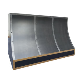 Fobest Stainless Steel Range Hood with Polished Brass Trim FSS-478