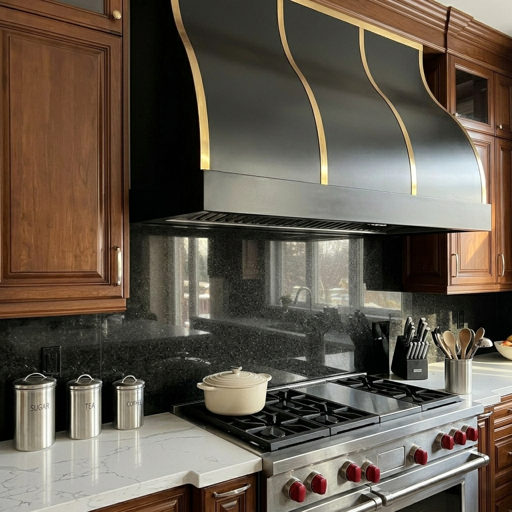 Fobest Stainless Steel Range Hood with pot rail FSS-154