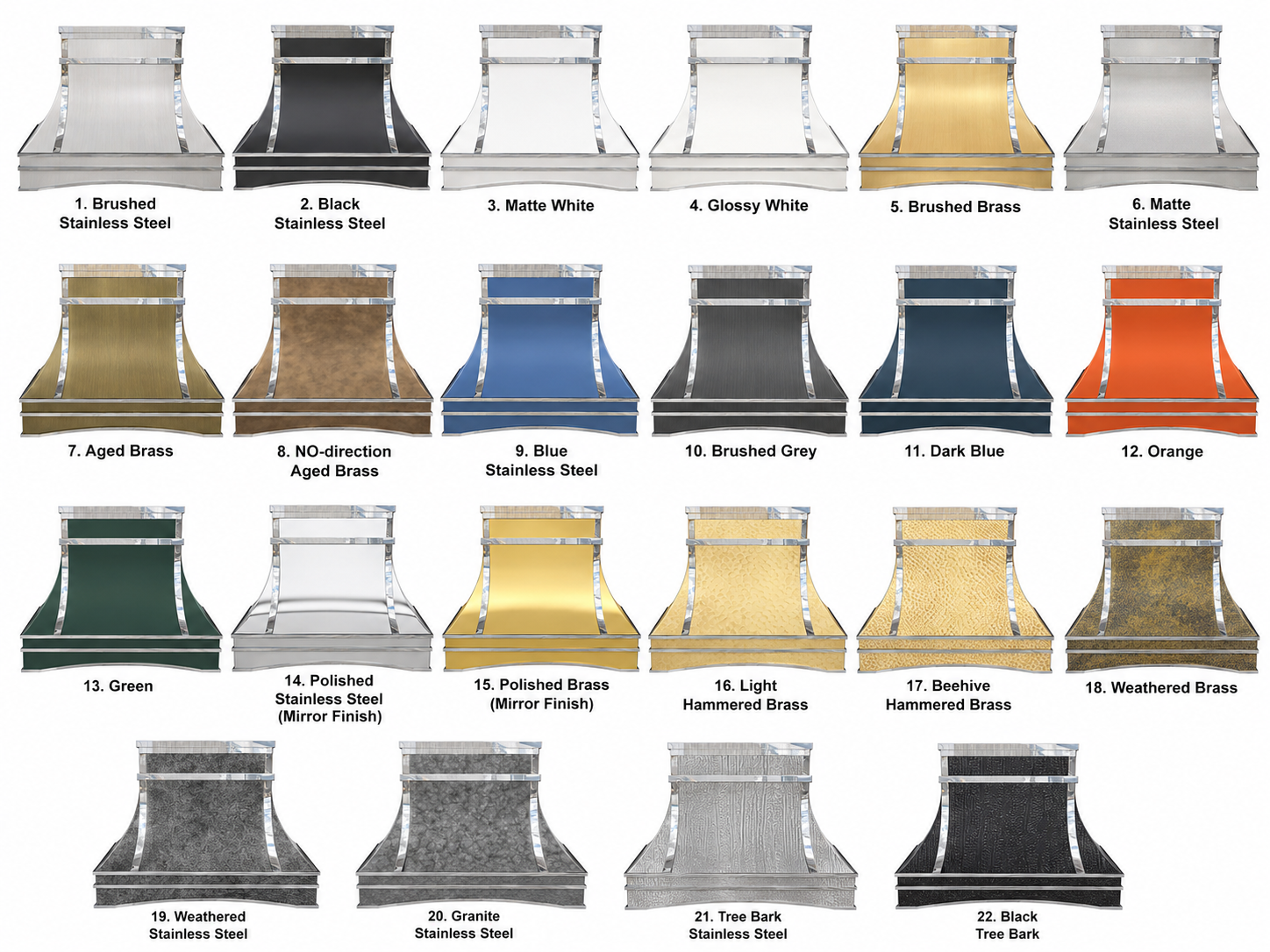 Fobest Stainless Steel Vent Hood with Arched Bottom FSS-93