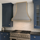 Fobest Stainless Steel Vent Hood with Brass Edge FSS-228