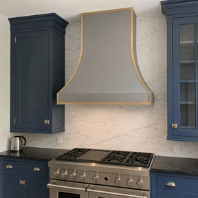 Fobest Stainless Steel Vent Hood with Brass Edge FSS-228