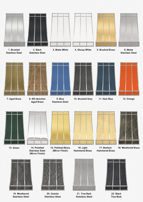 Fobest Stainless Steel Vent Hood with Mirror Straps FSS-174