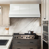 Fobest Stainless Steel White Curved Range Hood FSS-482