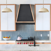 Fobest Texas Black Custom Stove Hoods with Copper Trim FSS-501