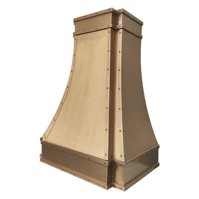 Fobest Texas Brass Metal Range Hoods for Kitchens FSS-519