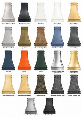 Fobest Texas Brass Metal Range Hoods for Kitchens FSS-519