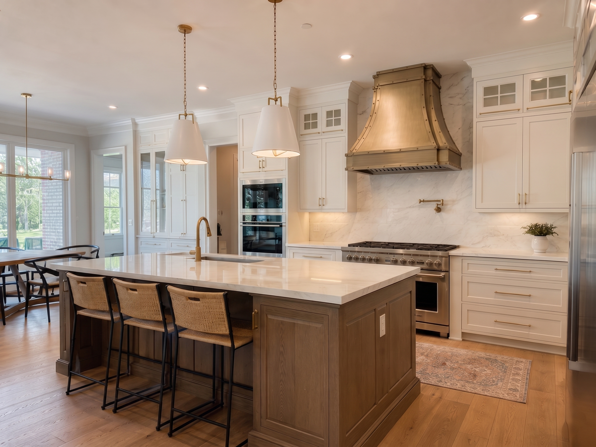 Fobest Texas Brass Metal Range Hoods for Kitchens FSS-519