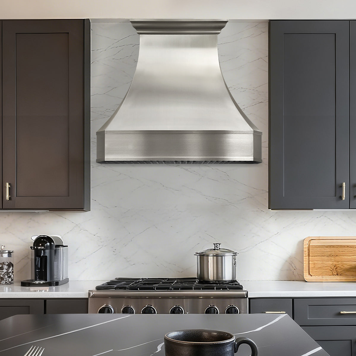 Fobest Texas Classic Brushed Stainless Steel Range Hood FSS-500