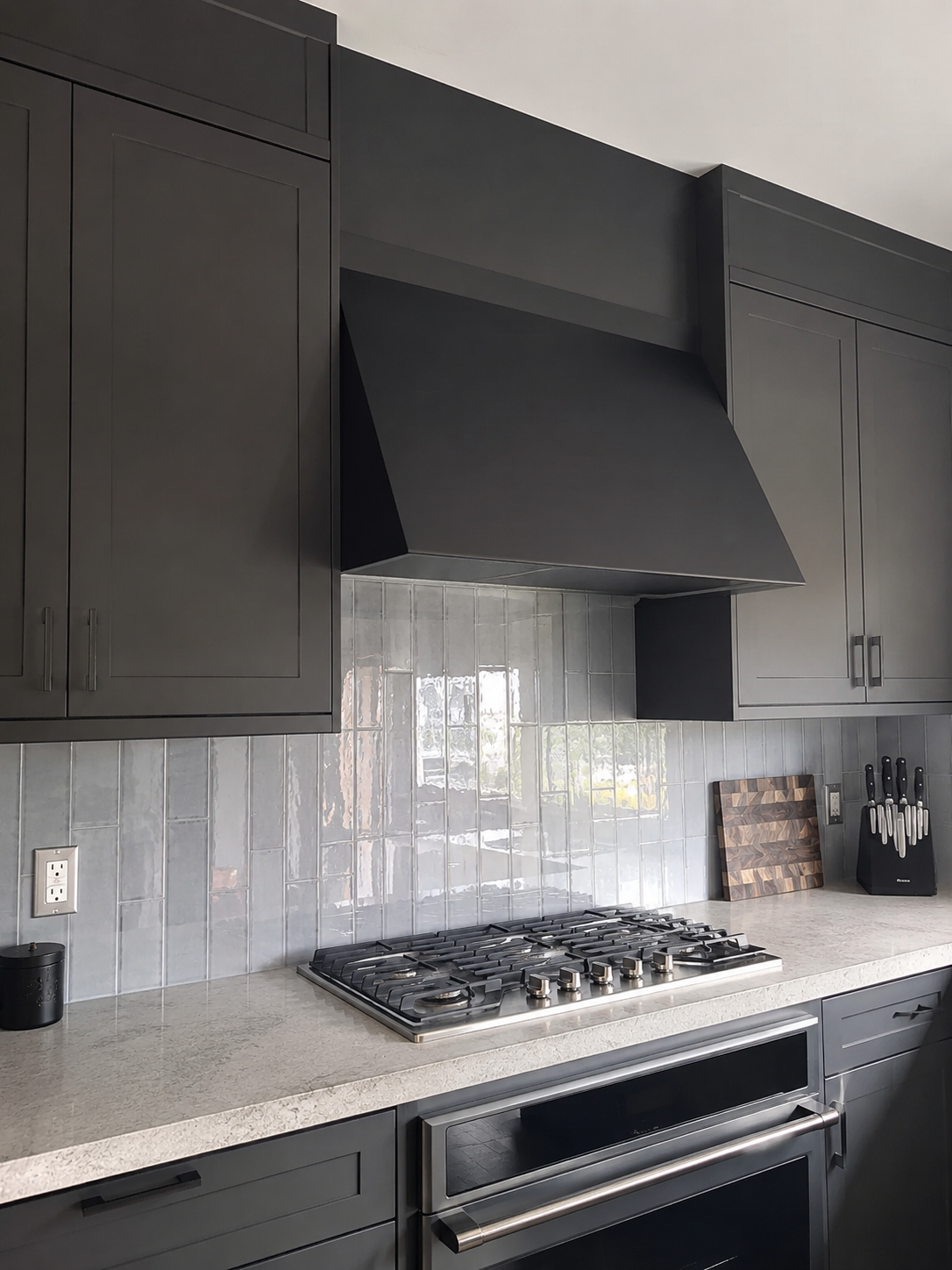 Fobest Texas Matte Black Stainless Steel Hoods FSS-502