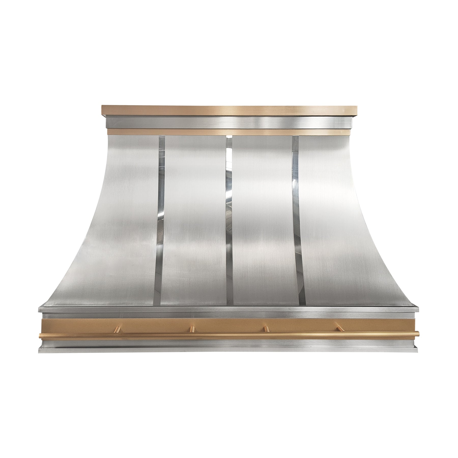 Fobest Three-Tone Stainless Steel Range Hood with Polished Straps FSS-732
