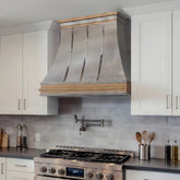 Fobest Three-Tone Stainless Steel Range Hood with Polished Straps FSS-732