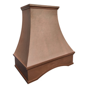 Fobest Vintage Copper Range Hood with Bottom Arched Design FCP-234