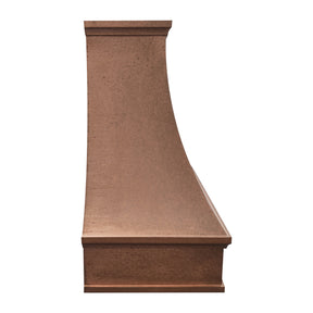 Fobest Vintage Copper Range Hood with Bottom Arched Design FCP-234