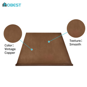 Fobest Vintage Copper Range Hood with Modern Shape FCP-397