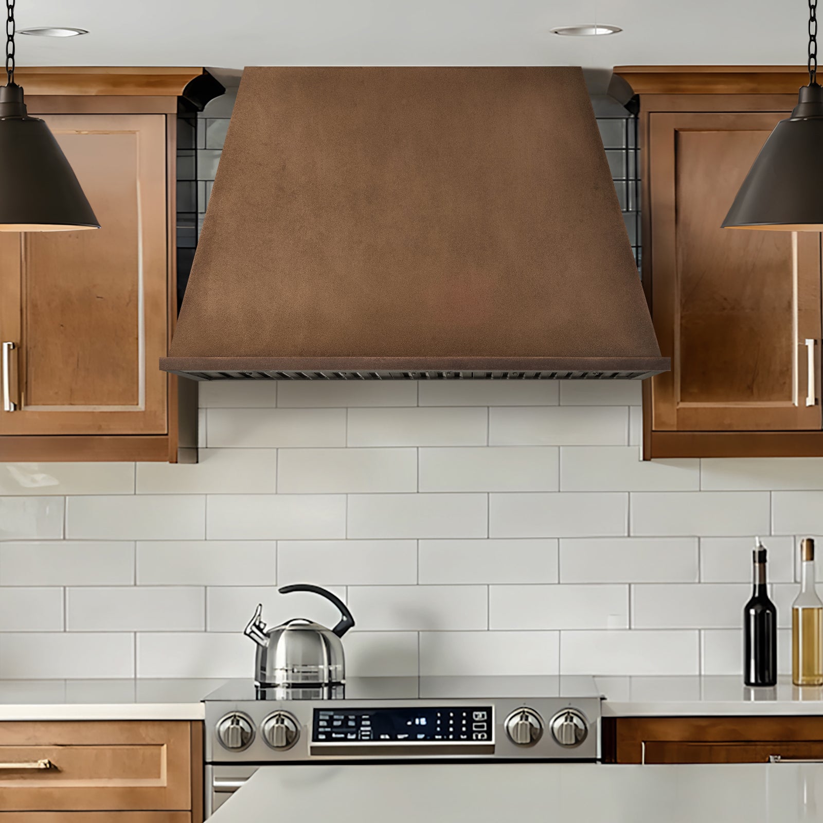 Fobest Vintage Copper Range Hood with Modern Shape FCP-397