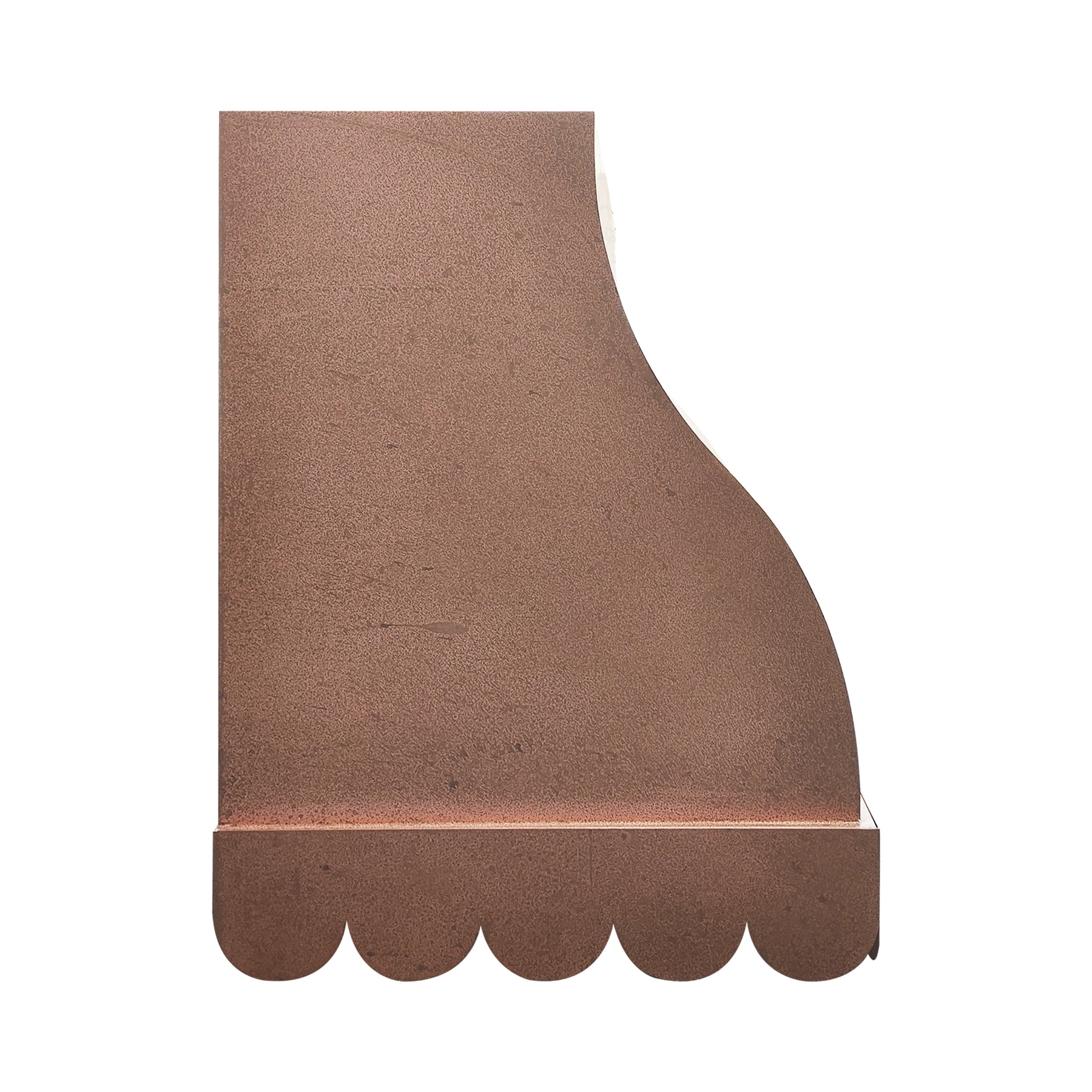 Fobest Vintage Copper Vent Hood with Scalloped Edge FCP-307