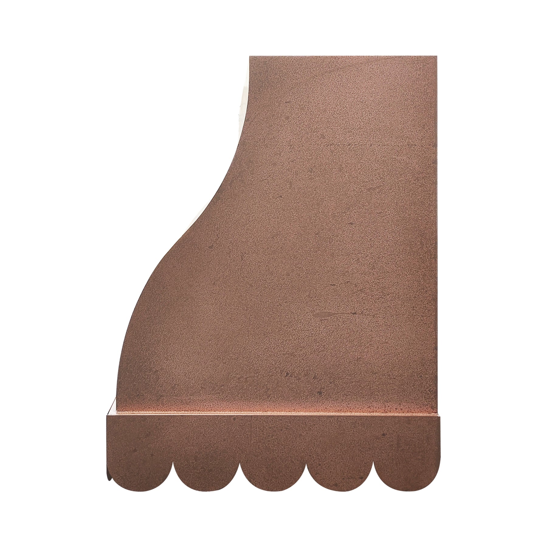 Fobest Vintage Copper Vent Hood with Scalloped Edge FCP-307