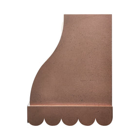 Fobest Vintage Copper Vent Hood with Scalloped Edge FCP-307
