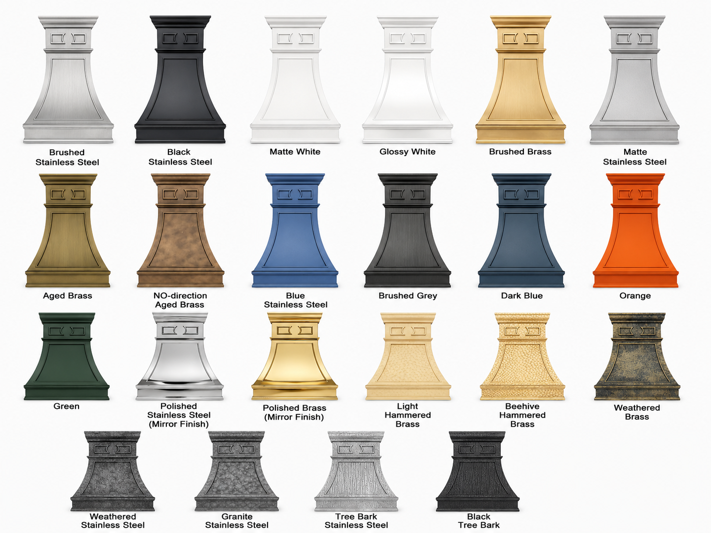 Fobest Vintage Custom Brass Range Hood FSS-143