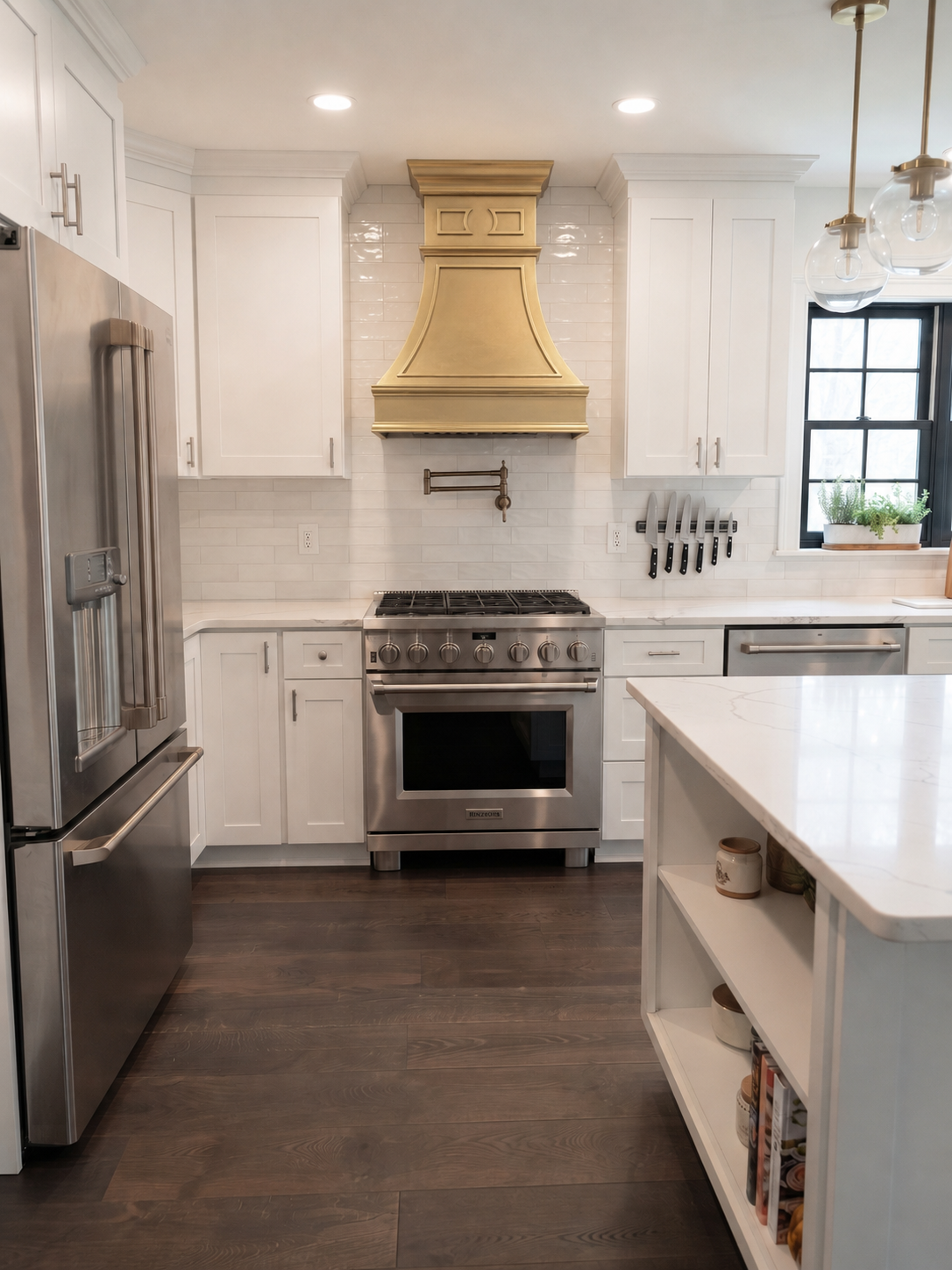 Fobest Vintage Custom Brass Range Hood FSS-143