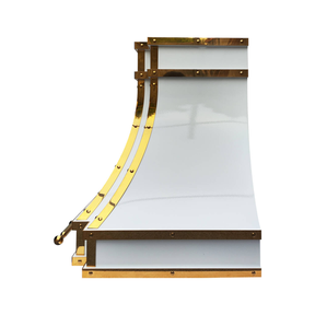 Fobest White Custom Range Hood FSS-339