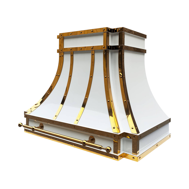 Fobest White Custom Range Hood FSS-339
