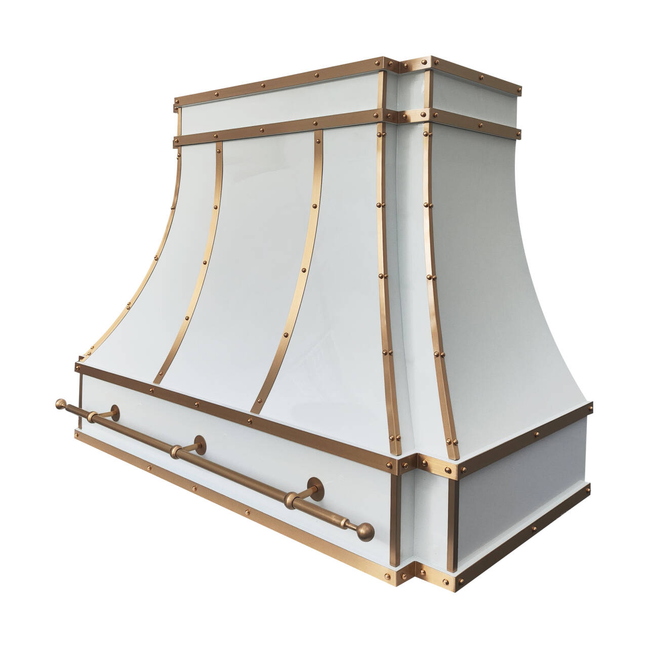 Fobest White Custom Range Hood FSS-339