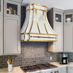 Fobest White Custom Range Hood FSS-339