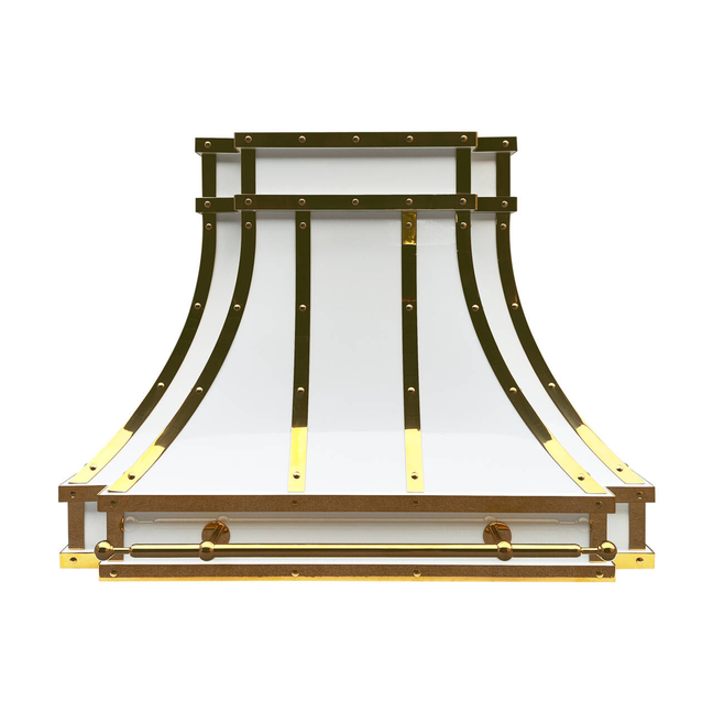 Fobest White Custom Range Hood FSS-339