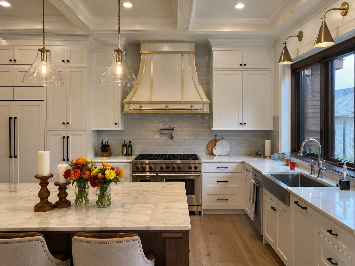 Fobest White Custom Range Hood FSS-339