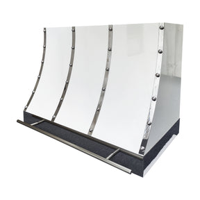 Fobest White Stainless Steel Custom Range Hood with Pot Rail FSS-474