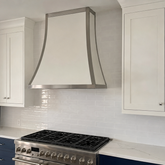 Fobest White Stainless Steel Range Hood with Steel Accent FSS-224