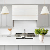 Fobest White & Brass Box Custom Range Hood Stainless Steel FSS-475
