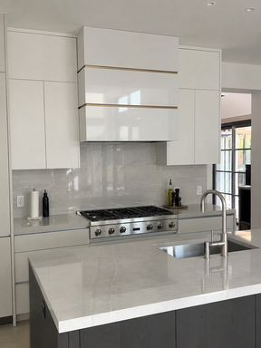 Fobest White & Brass Box Custom Range Hood Stainless Steel FSS-475