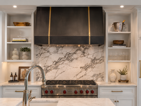 Fobest Zinc Range Hood with Brass Bands FSS-284